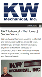 Mobile Screenshot of kwmechanical.com